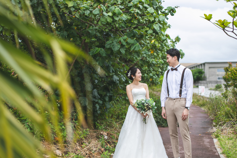 まだ道路は少し湿っているけど…