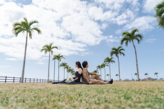 【ビーチグリーン110カットプラン】オプションでドレス＆ヘアチェンジも！◎