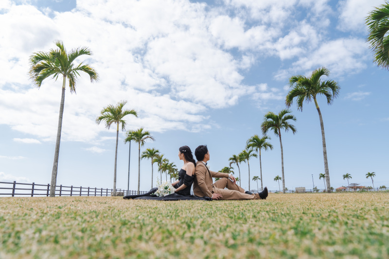 【ビーチグリーン110カットプラン】オプションでドレス＆ヘアチェンジも！◎