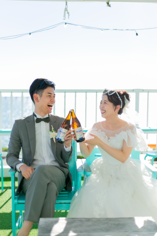 【選べる3ロケーション撮影コミコミ200カット】自分達らしさが出せるスポットで♬