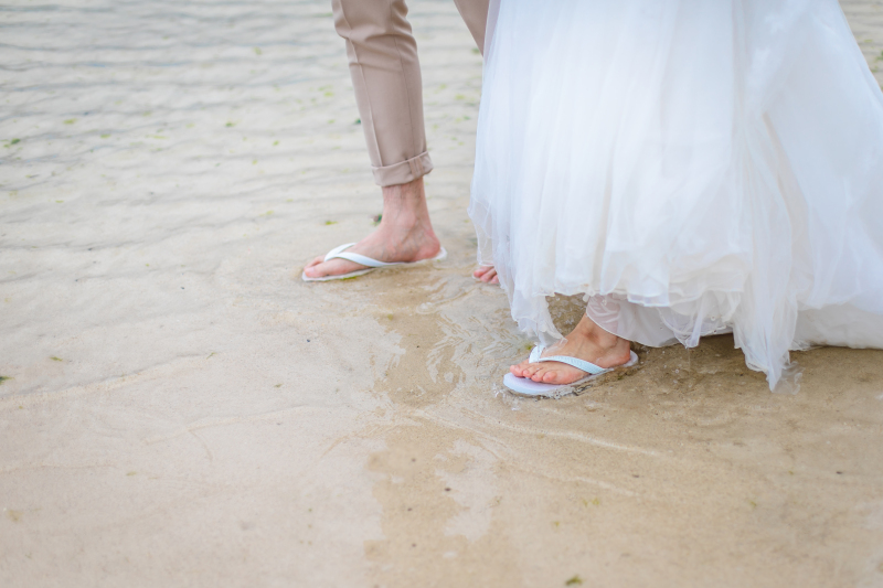 そしてふたりはビーチへ…