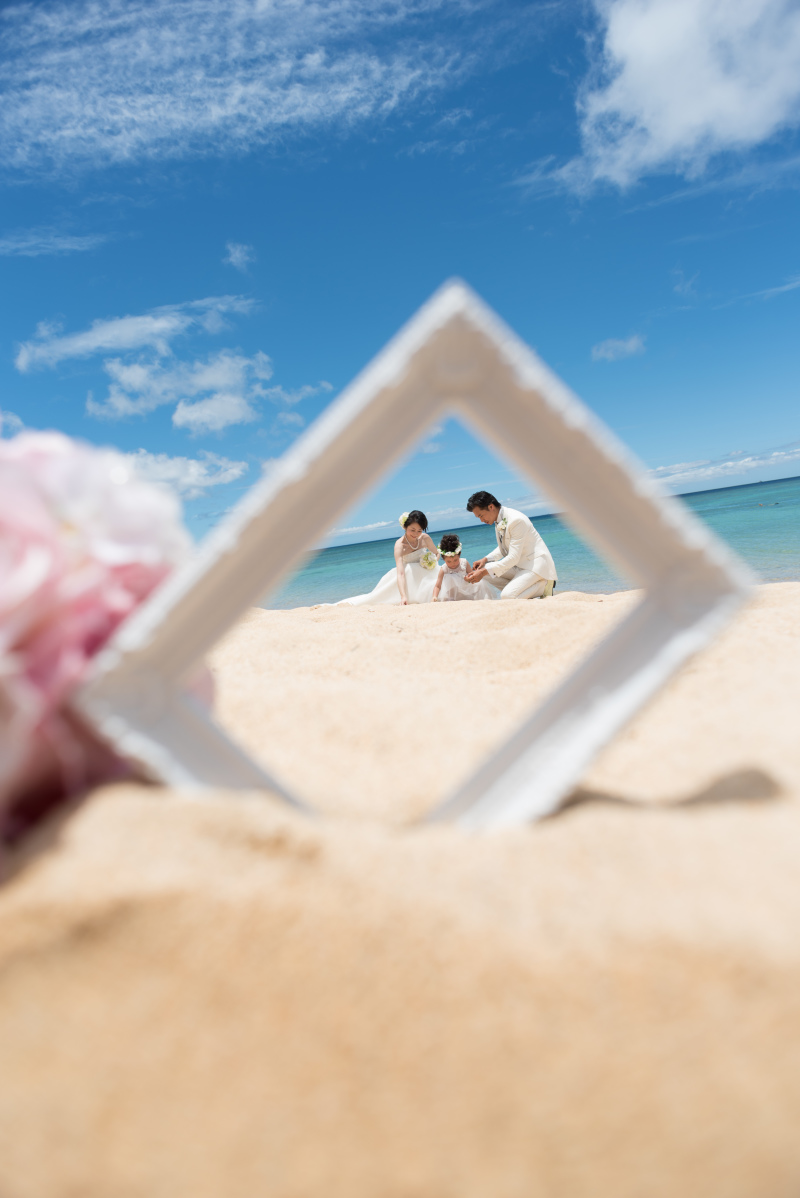 写真たてのなかの