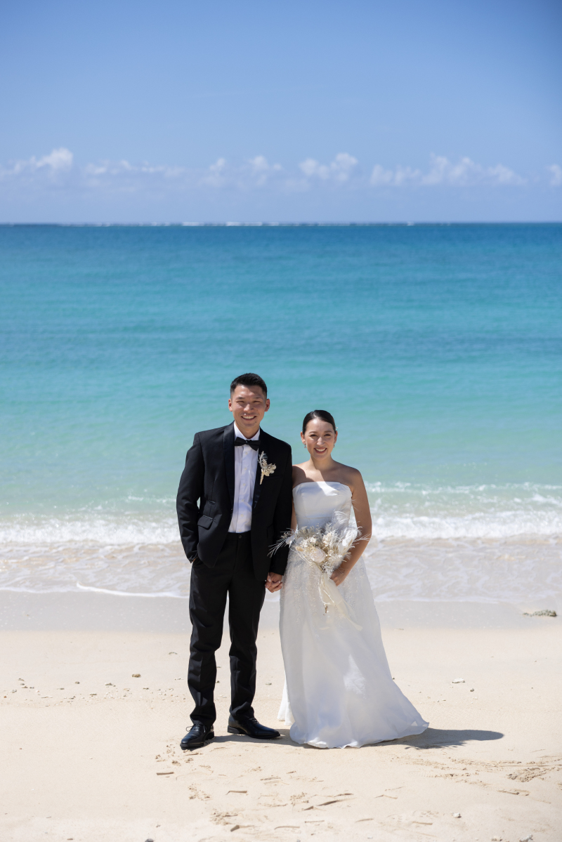 お支度が終わったら…ビーチ撮影スタートです♬