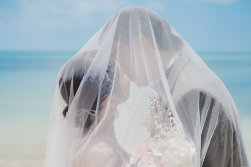 幻想的で優しいベールシーン