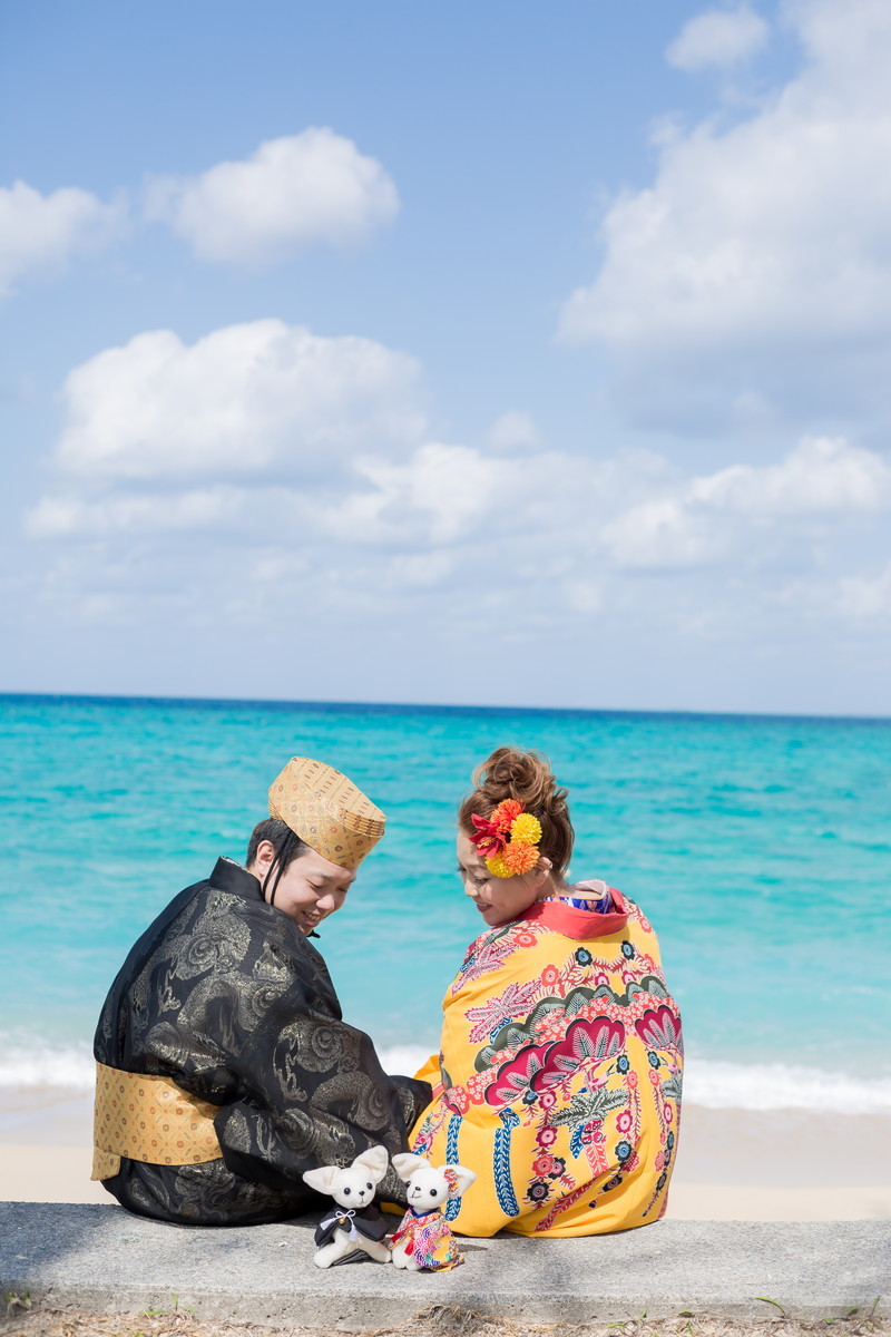 おなじ琉装をきて♡
