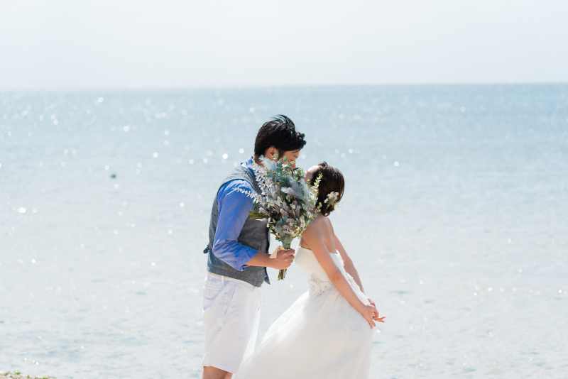 ブーケ越しに・・・・