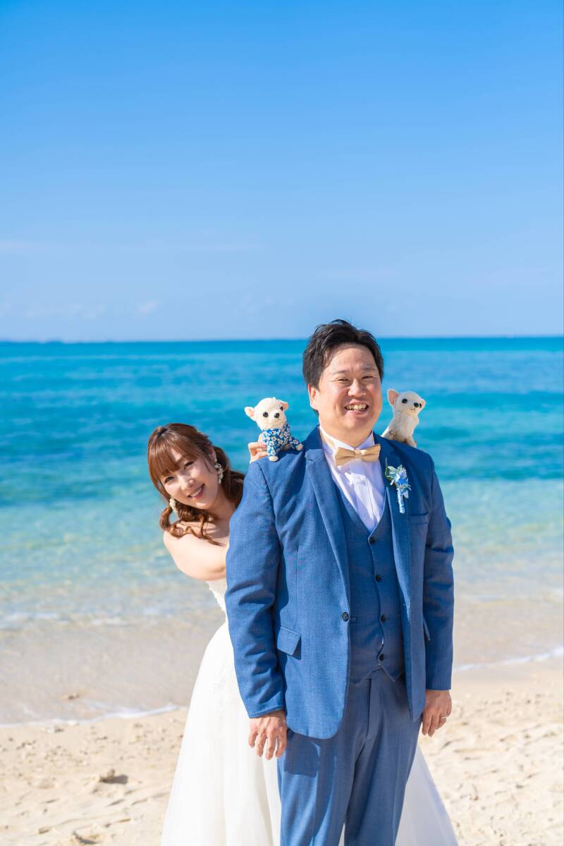 ご新郎様の両肩に・・？