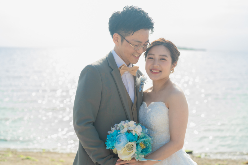 夕暮れ前のビーチ