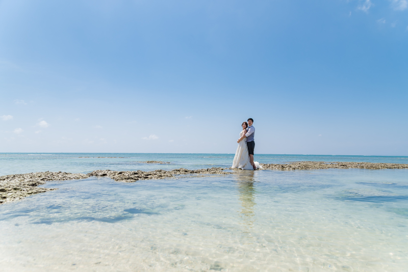 岩場も撮影スポットに☆