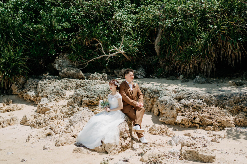 グリーンはビーチ沿いで