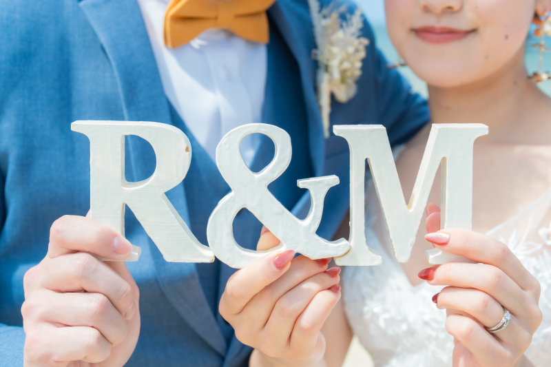 イニシャルと一緒に☆