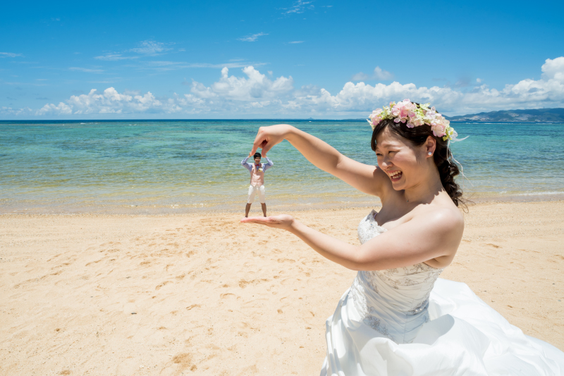 ちょっとおちゃめな撮影も