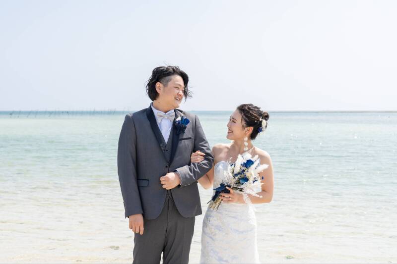 見つめ合いながら