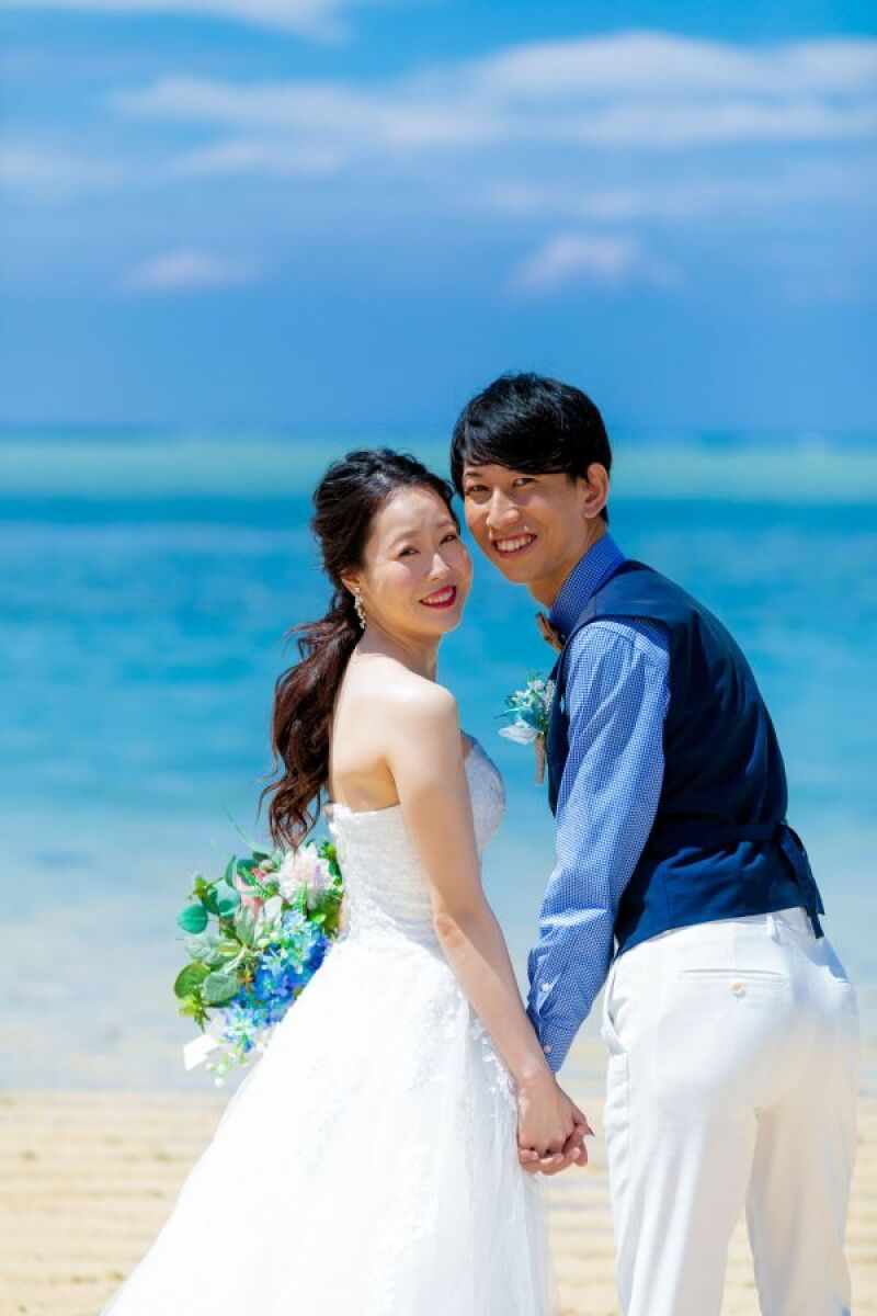 二人の笑顔が一番まぶしい