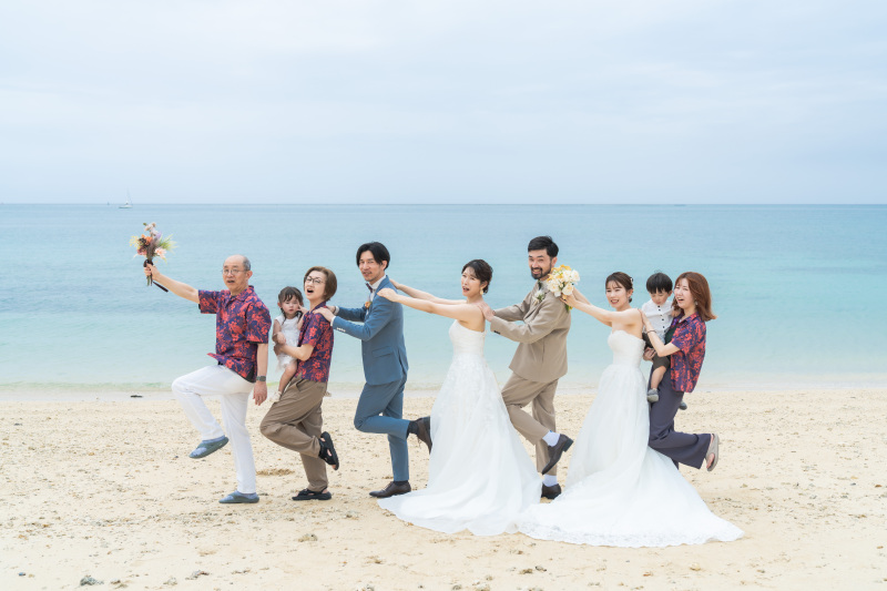 ご家族ショットも大人数でより賑やかに華やかに♪