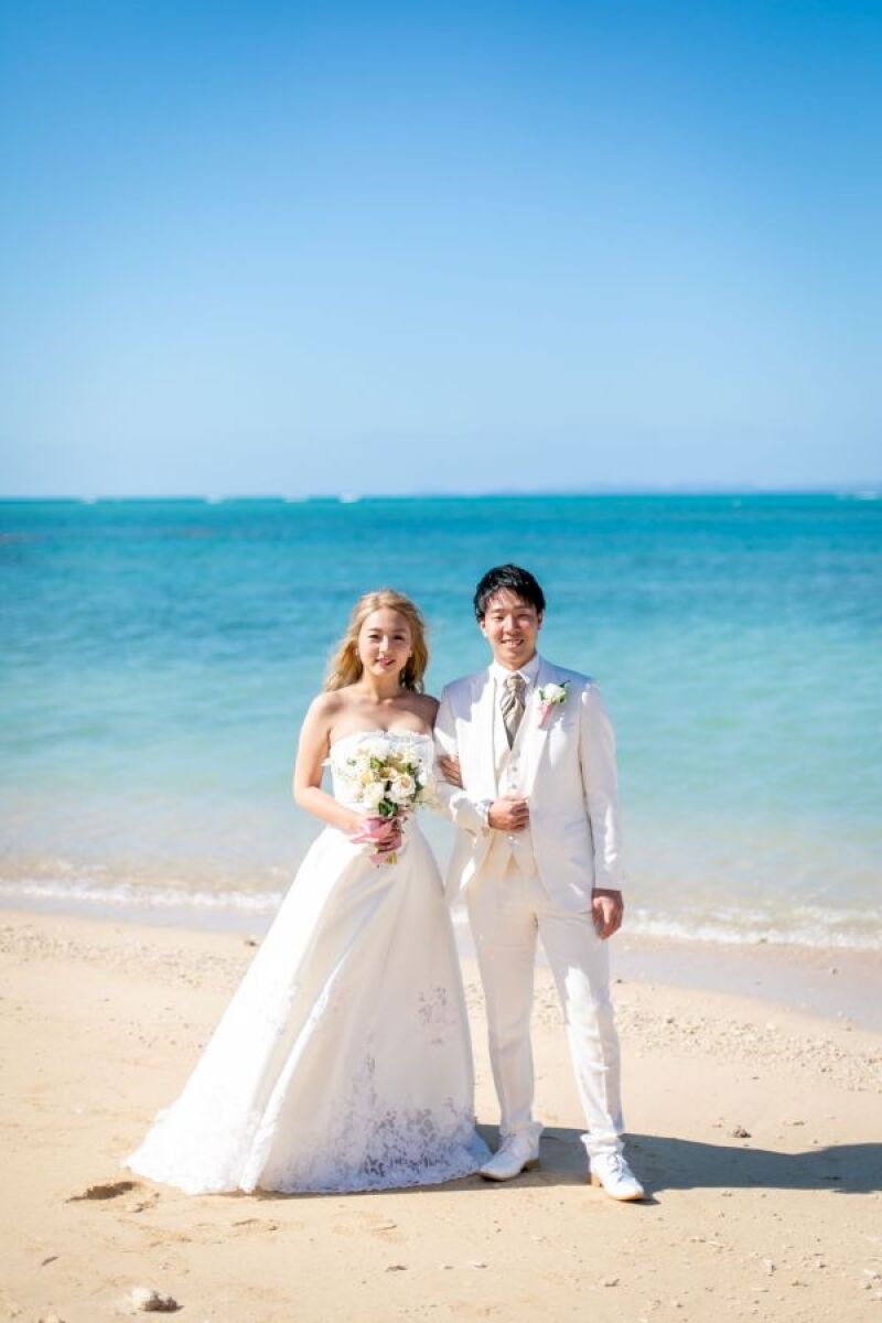 爽やかなふたりの門出に♡