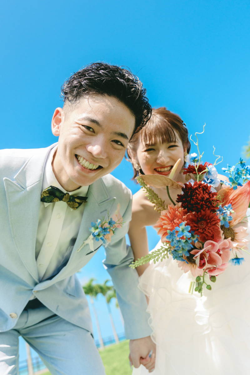 仲良く笑顔でカメラに近づいてくる瞬間をパシャリ♪