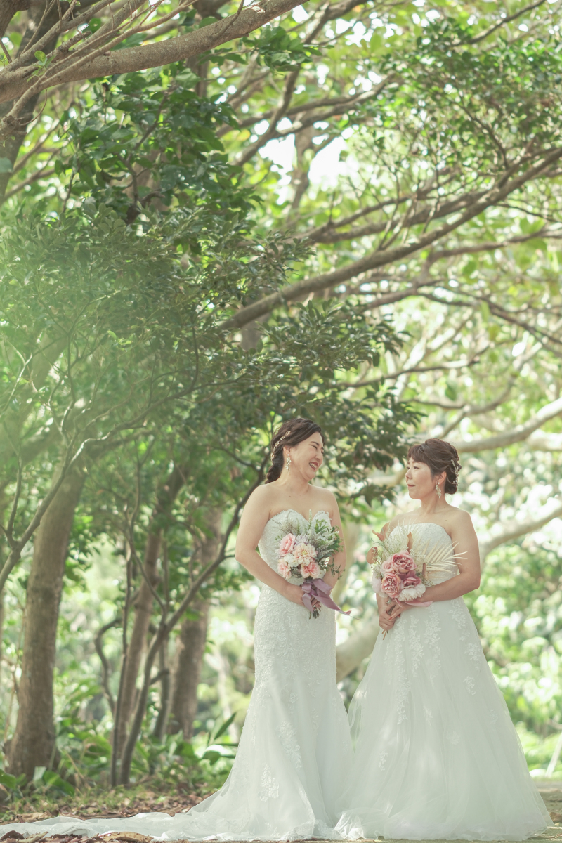 大自然の中、撮影スタート