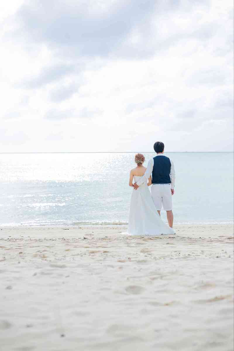 ビーチを眺めて