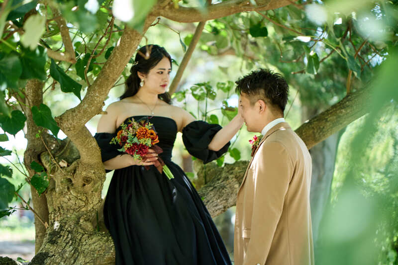 お次は木々たっぷりのグリーンスポットで。