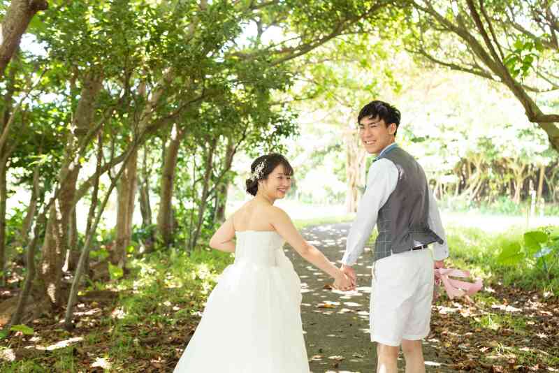 自然に囲まれて