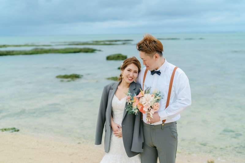 家族が見守るフォトウェディング