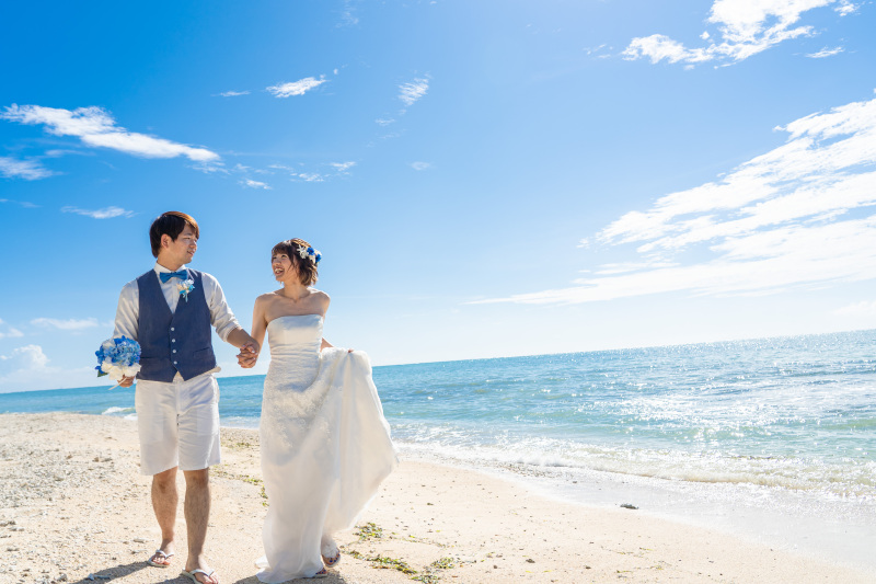 ビーチを散歩♬