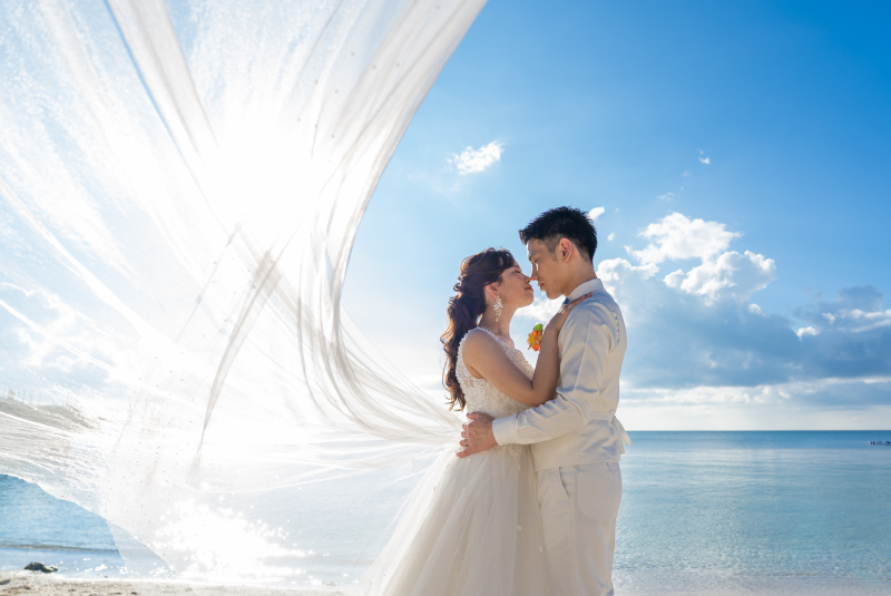 美しくたなびくロングベール