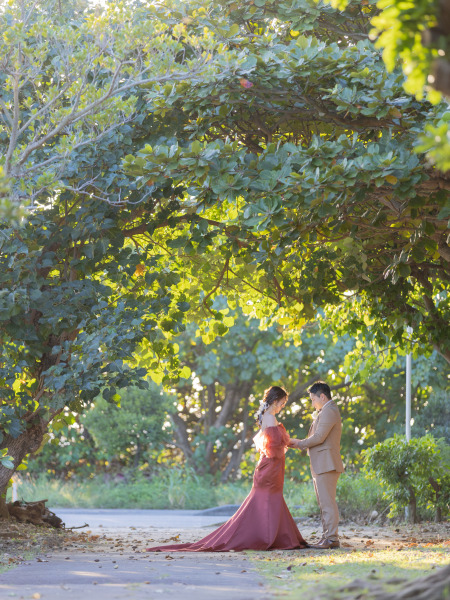 日が沈み始めグリーンの見え方も少し変わりました！