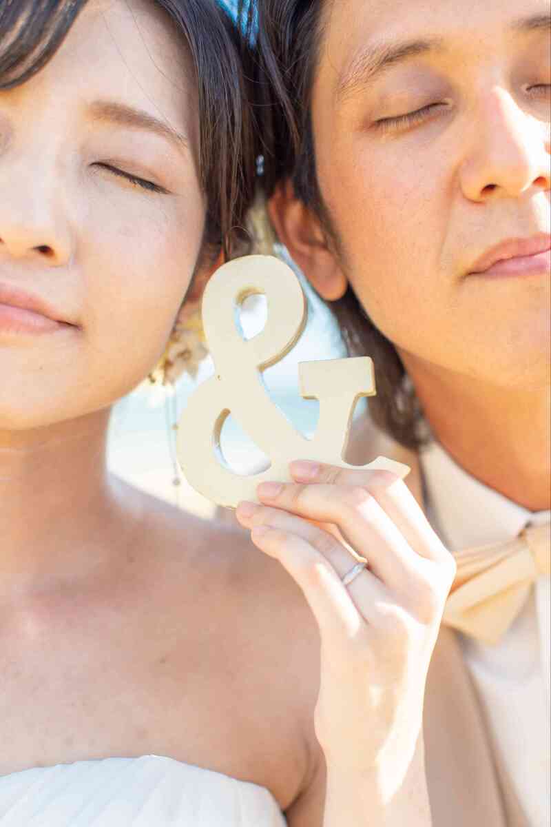 イニシャルオブジェの使い方も多種多様に♪