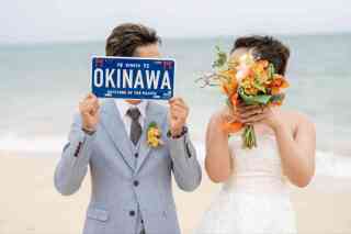 愛溢れるビーチ撮影