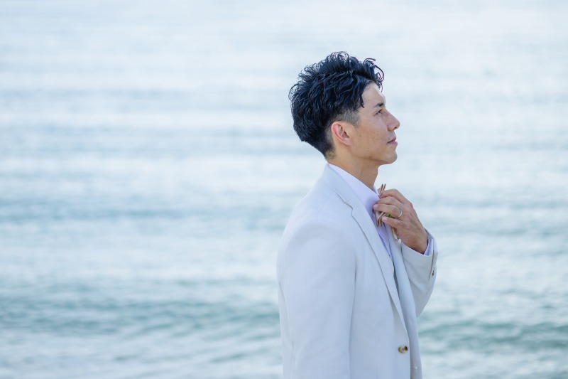 ご新郎様のソロショット！