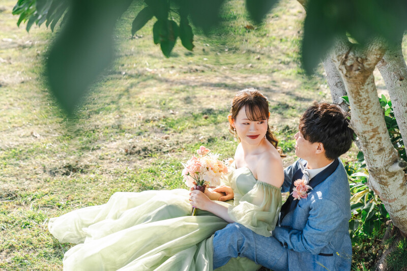 ドレスとヘアスタイルチェンジ!