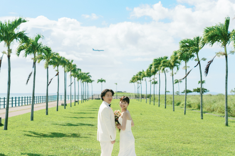 続いてヤシの木ロードでのワンショット！