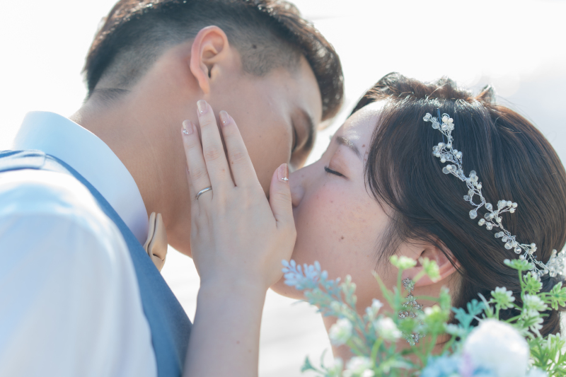 おふたりだけのロマンティックで特別なショットも。