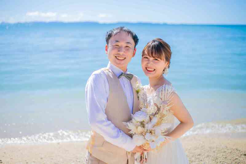 ビーチでの1ロケ