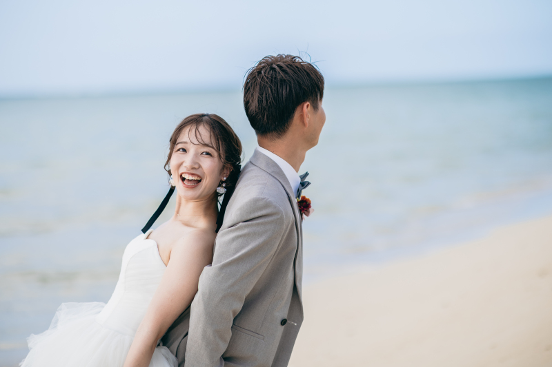 新婦様の楽しそうな笑顔がかわいいベストショット！