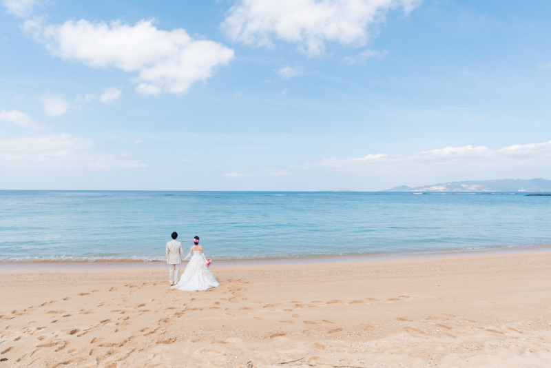 目の前の海を中心に