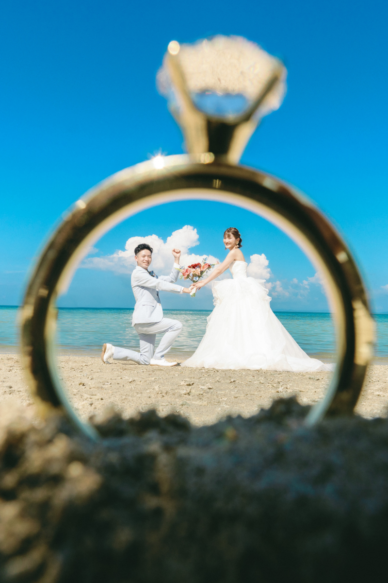 リングの中でプロポーズ成功！？遊び心も大切です♪