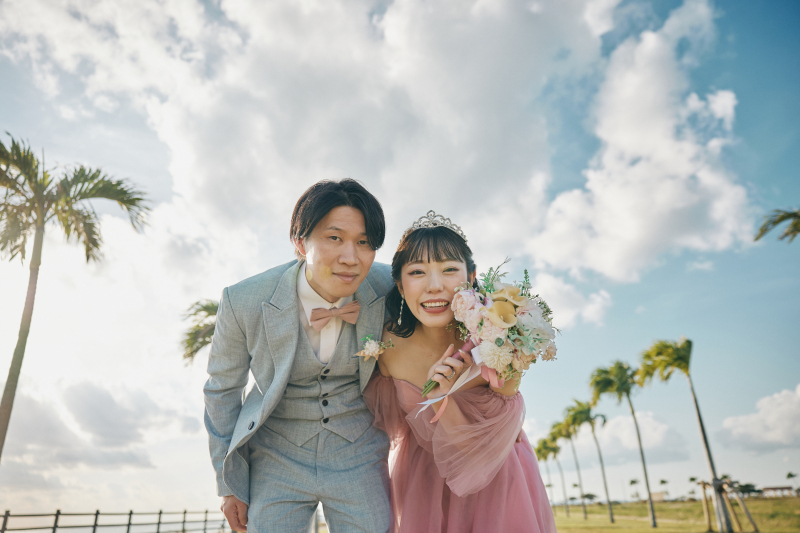 ビーチの次に向かった先は&hellip;「ヤシの木ロード」