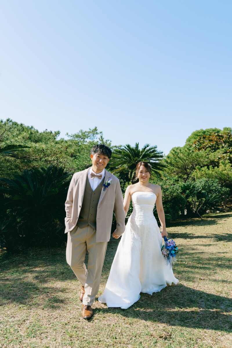 木々のトンネルから始まる特別な撮影時間