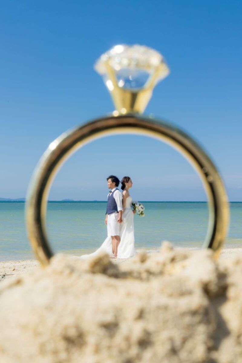 リング越しにのぞむ