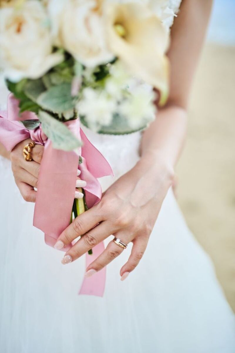 ブーケとともに