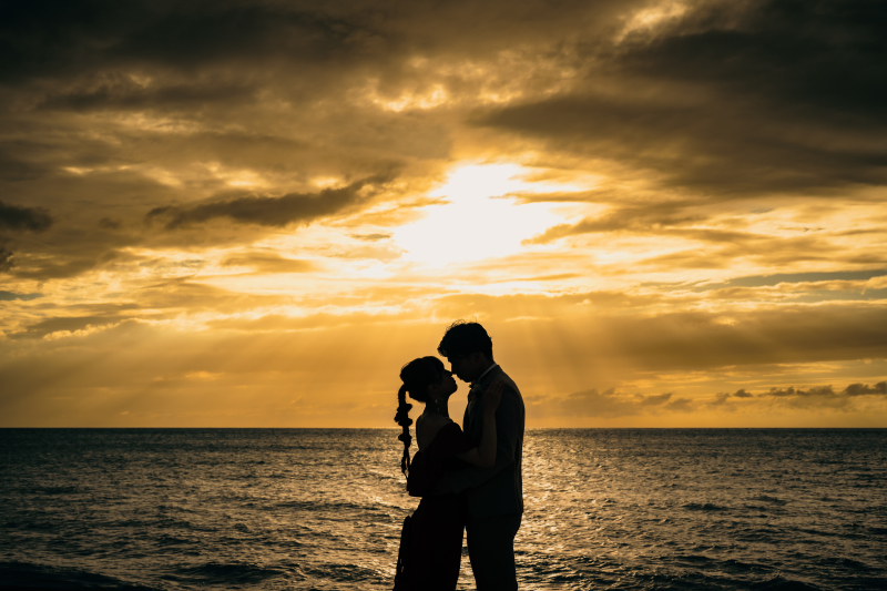 ラストはシルエットで!