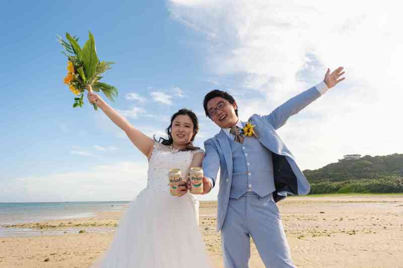 オリオンビールで乾杯！