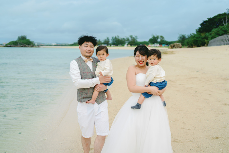 【ビーチ1ロケwith家族撮影】ご家族の思い出の1枚に