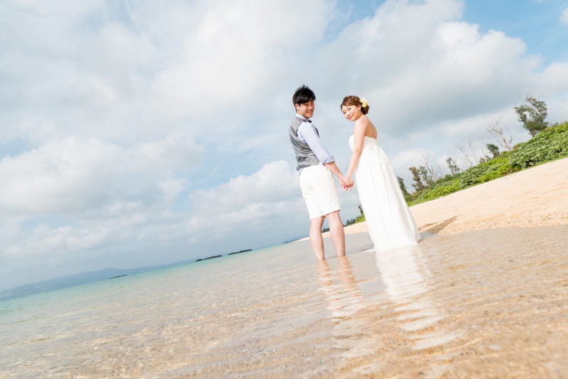 沖縄の海ならでは。