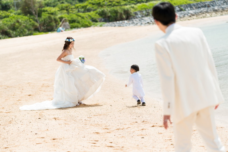 見守るパパにほっこり♡