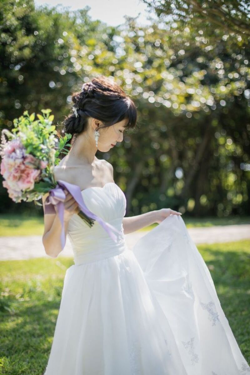 キュートな花嫁を演出♪