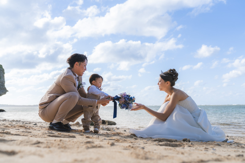 ブーケをプレゼント